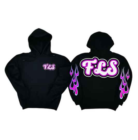 FLS PINK FLAME HOODIE