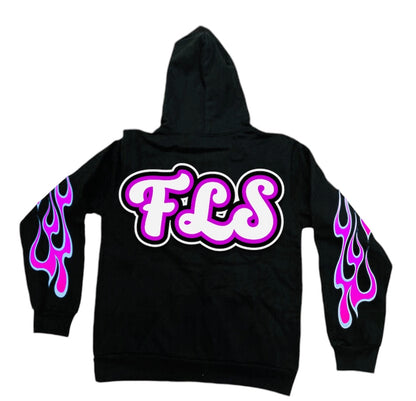 FLS PINK FLAME HOODIE